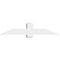 Ekena Millwork Eugene Architectural Grade PVC Gable Bracket, 60"W x 12 1/2"H x 6"D x 6"F, 5/12 Pitch GBP060X13X0606EUG00 - alternate 5